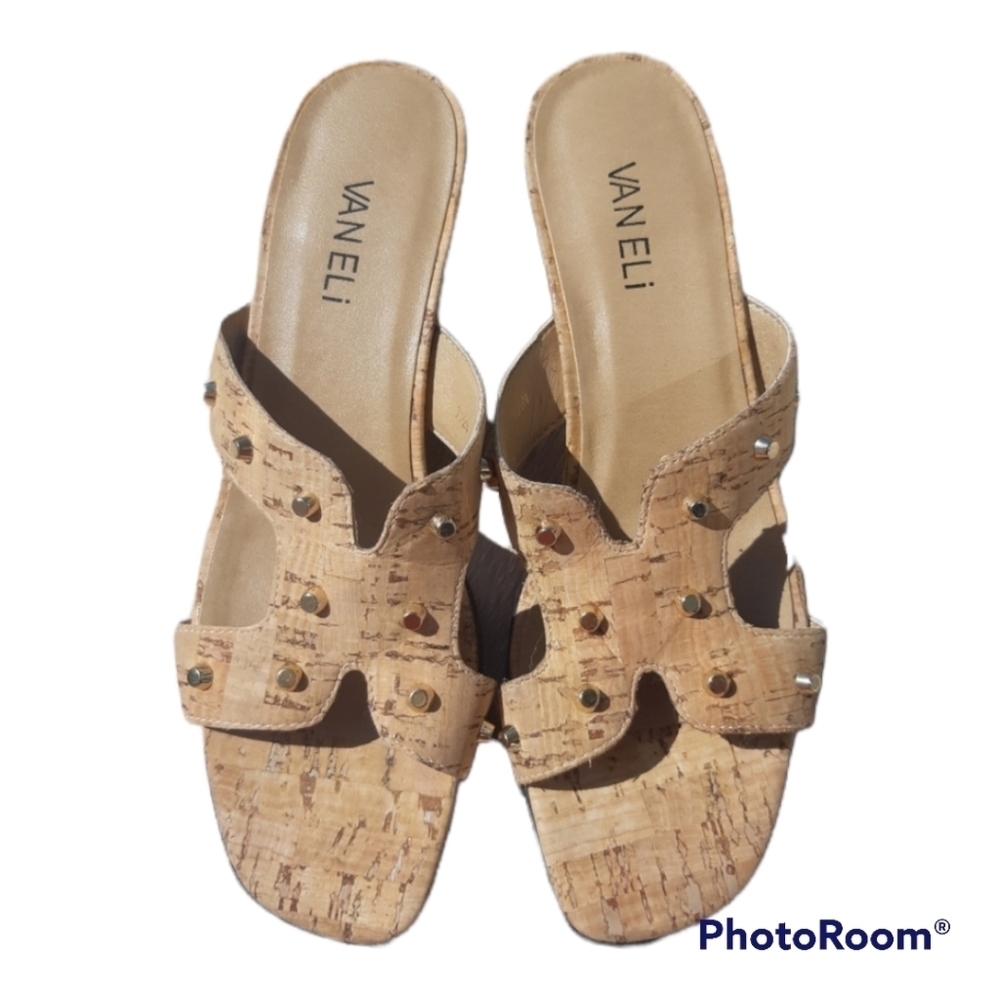 VANELI Natural Cork shoes